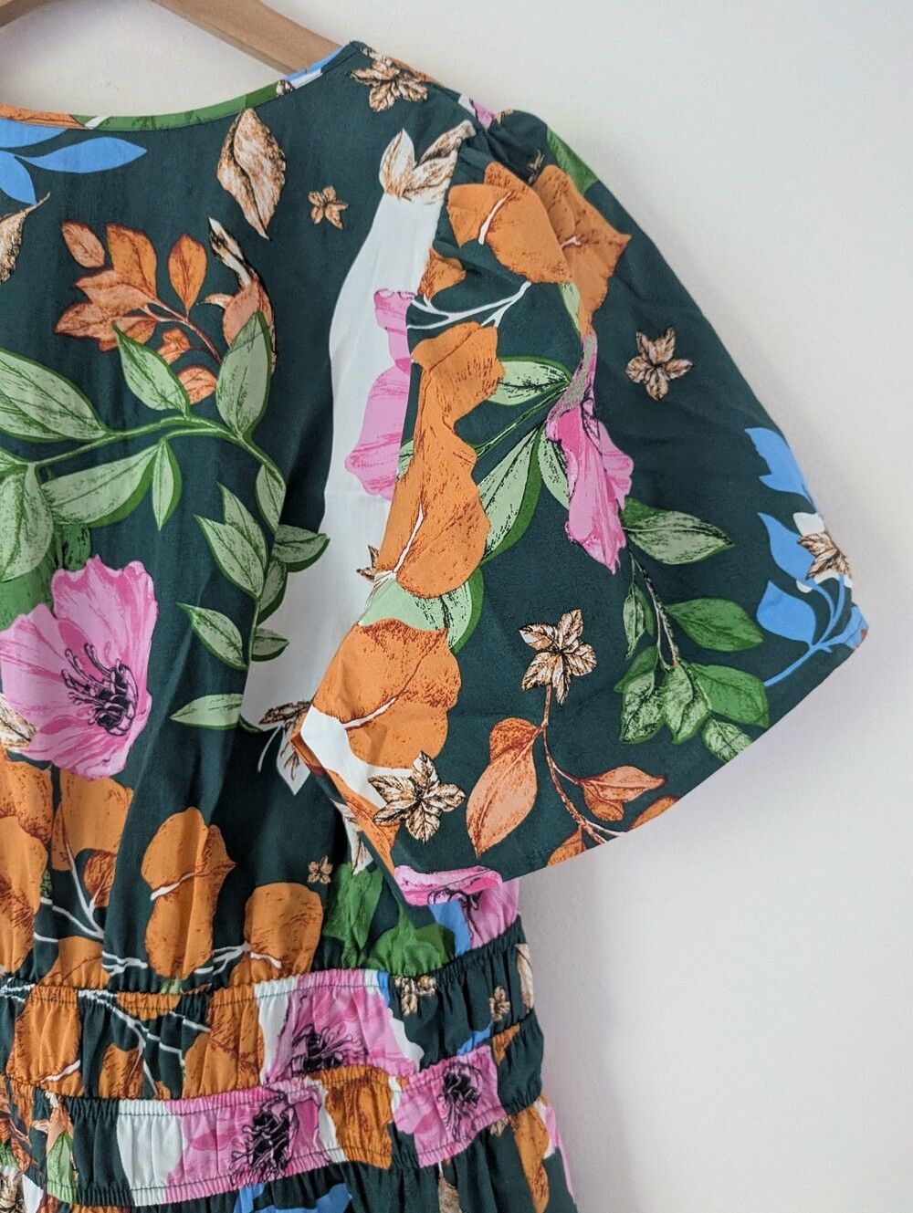 NWT! Anthropologie Somerset Mini Dress In Green Floral - Picture 9 of 9